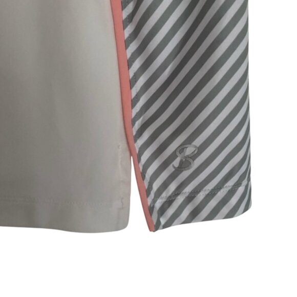 NWT Sofibella Cosmopolitan Stripe 14in Tennis Skirt Large - Picture 6 of 6